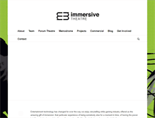 Tablet Screenshot of immersivetheatre.com